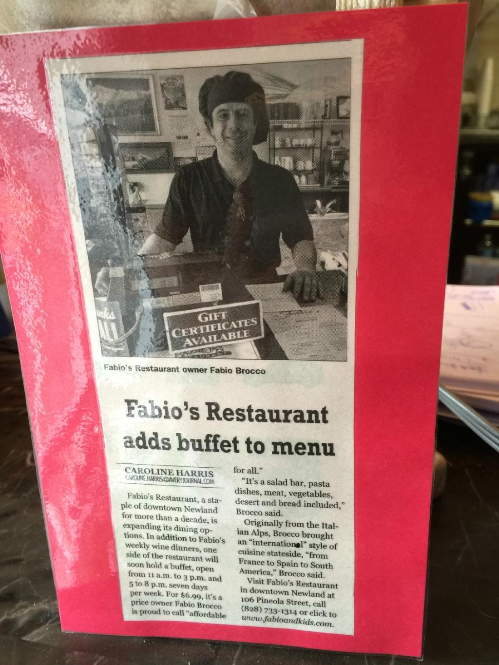 Fabio`s Restaurant
